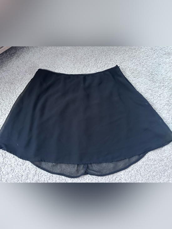 No Boundaries Pants - No Boundaries Black Layered Chiffon Skirt